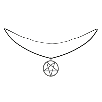 Pentagram Necklace Reversed Silver Star