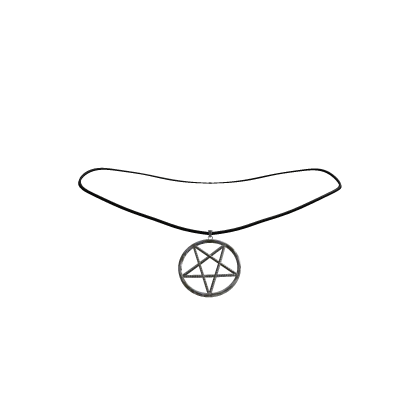 3.0 Pentagram Necklace Reversed Silver Star