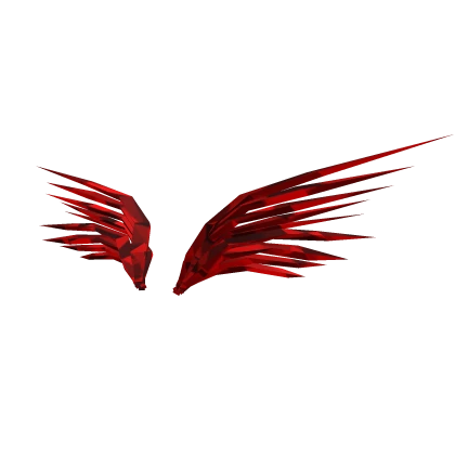 Red Sparkle Time Wings