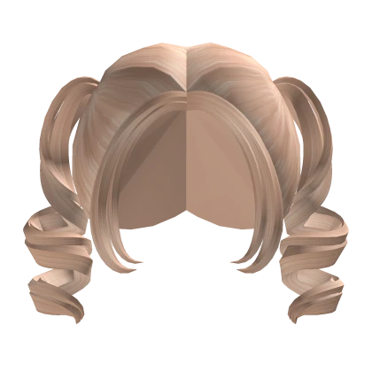 ♡ cutesi blonde swirly pigtails 🍭