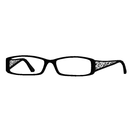 Gothic Corporate Whimsy Glasses - Black