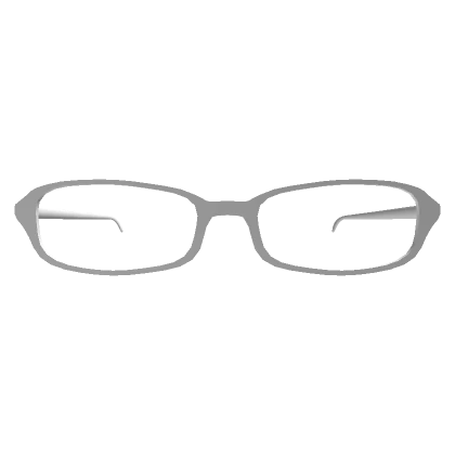 white bayonetta style glasses