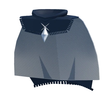 Blue and White Light Cape