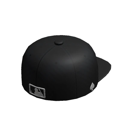 Backward Black NYC Fitted Cap