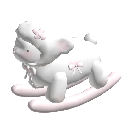 Pink Kawaii Rocking Chair Lamb 