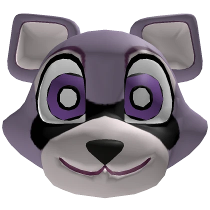 Ramblei Raccoon Mascot Head Indigo Park - rambly