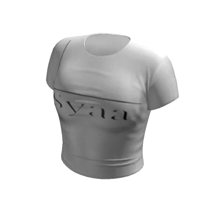 ☆ Designer White Tight Syaa Top