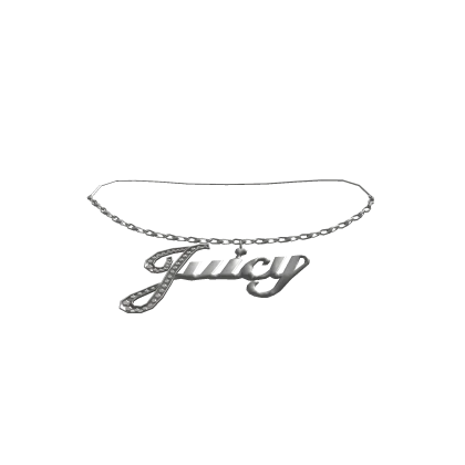 Y2K Juicy Necklace (Silver)