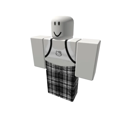 grey plaid pjs da hood streetwear y2k emo cute