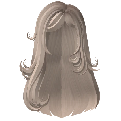 Cute long flowy beige hair 