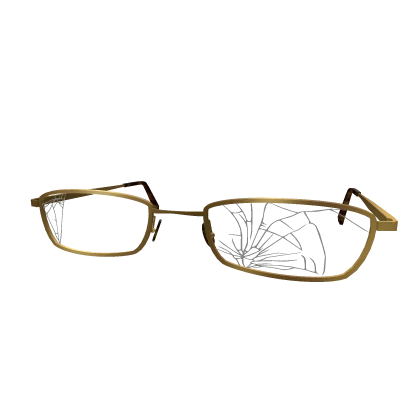 gold cracked siren glasses