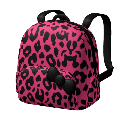 ♡ kitty leopard gyaru backpack ♡