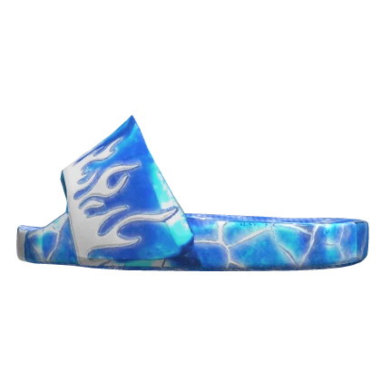 Adidas x Whosetrade Fire & Ice Slides