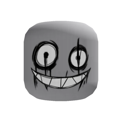 Creepy Crazy Psycho Face (Recolorable)