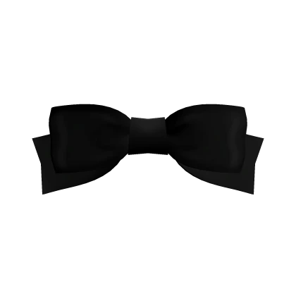 ୨୧: black kawaii head bow