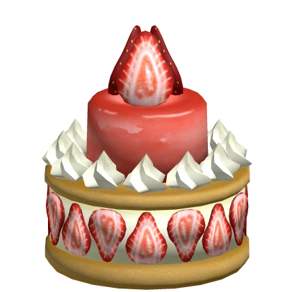 Strawberry Cream Cake Hat