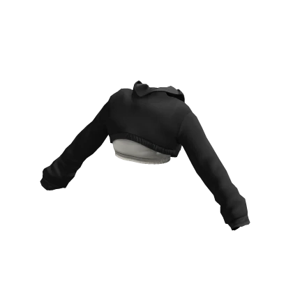 y2k cropped hoodie