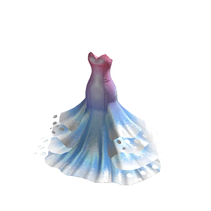 Mermaid Lagoon Dress - Pink Blue