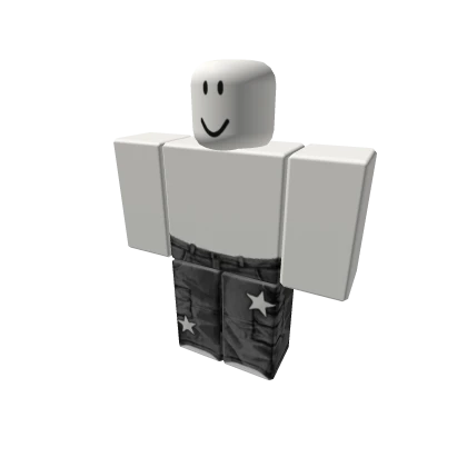 cargo pants grey black star