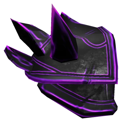 Purple Demon Knight Right Pauldron