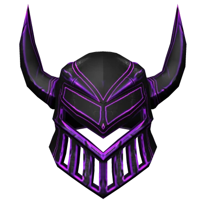 Purple Demon Knight Helmet