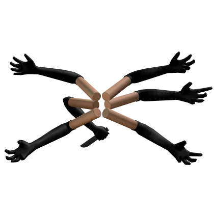 Monster arms w/ gloves hiding knife