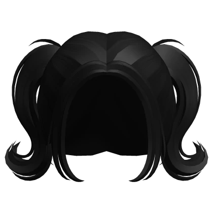 pixie pigtails black