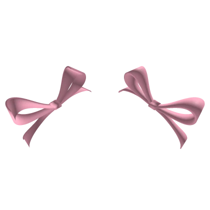 Pink bows for pigtails/buns