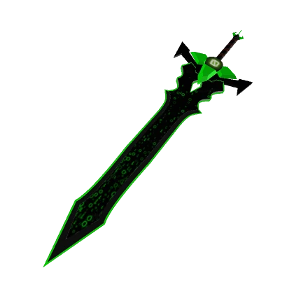 Hacker Binary Sword (Green Black Sword)(GLOWS)