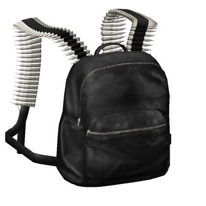 🦇Black Vamp Archive Rambo Bullet Backpack🦇