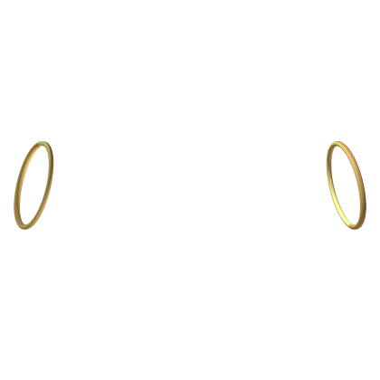 Gold hoop earrings (for Chibi Doll)