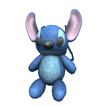 Blue Stitch Alien Bunny Plushie Backpack