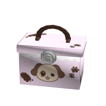 ♡ kawaii holdable puppy lunchbox