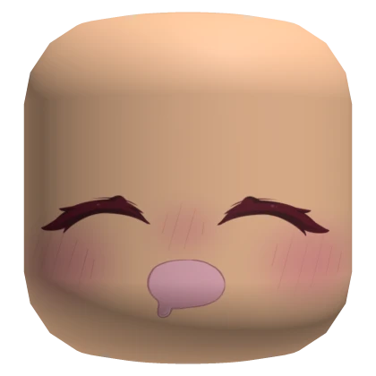 Sleepy Kawaii Drool Face Mask