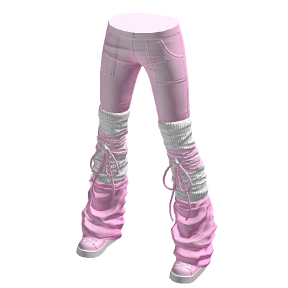 Layered Cozy Pants Solid Pink Sugar