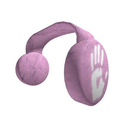 Pink Hellprint Headphones