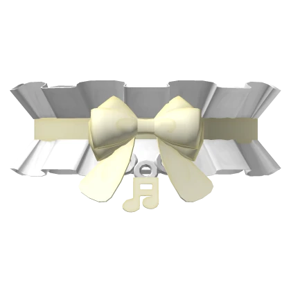 ♡ Musical Ruffled Choker in Yellow