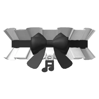 ♡ Musical Ruffled Choker in Dark