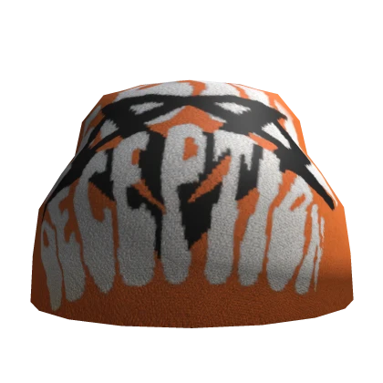 Orange Designer Beanie