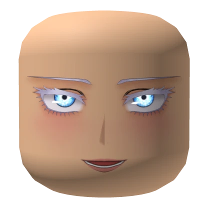 Female Satoru Gojo Face (GLOWING EYES)