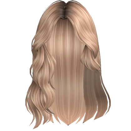 Beach Swept Wavy Hair w/ Shell Charms (Blonde 2)