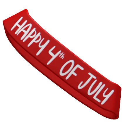 July 4th Sash