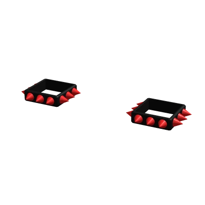 Spiked Bracelets Red (1.0)