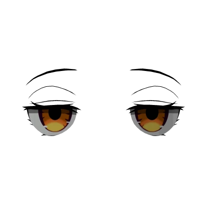 Smug Mage Eyes Yellow (3D Face Accessory)