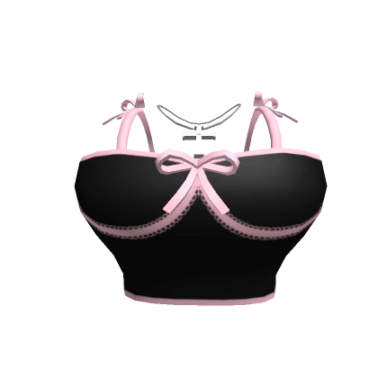 🎀Chibi Doll - Y2K CUTE Pink and Bllack corset