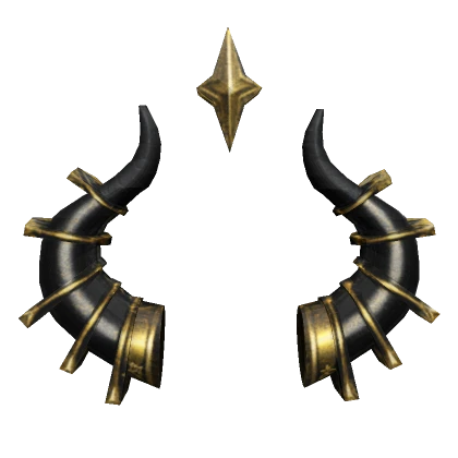 Gold And Black Sovereigns Horns