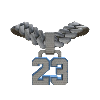 NBA 2.0 Blue Iced Out Chain 23 Michael Jordan
