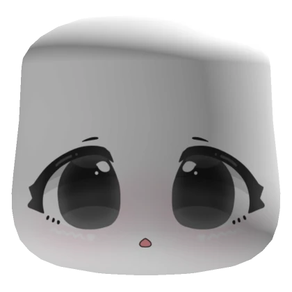 ♡ kawaii chibi anime face mask head