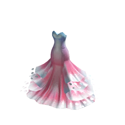 Mermaid Lagoon Dress - Blue Pink