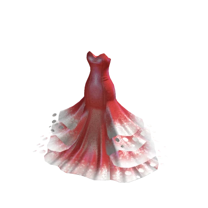Mermaid Lagoon Dress - Red